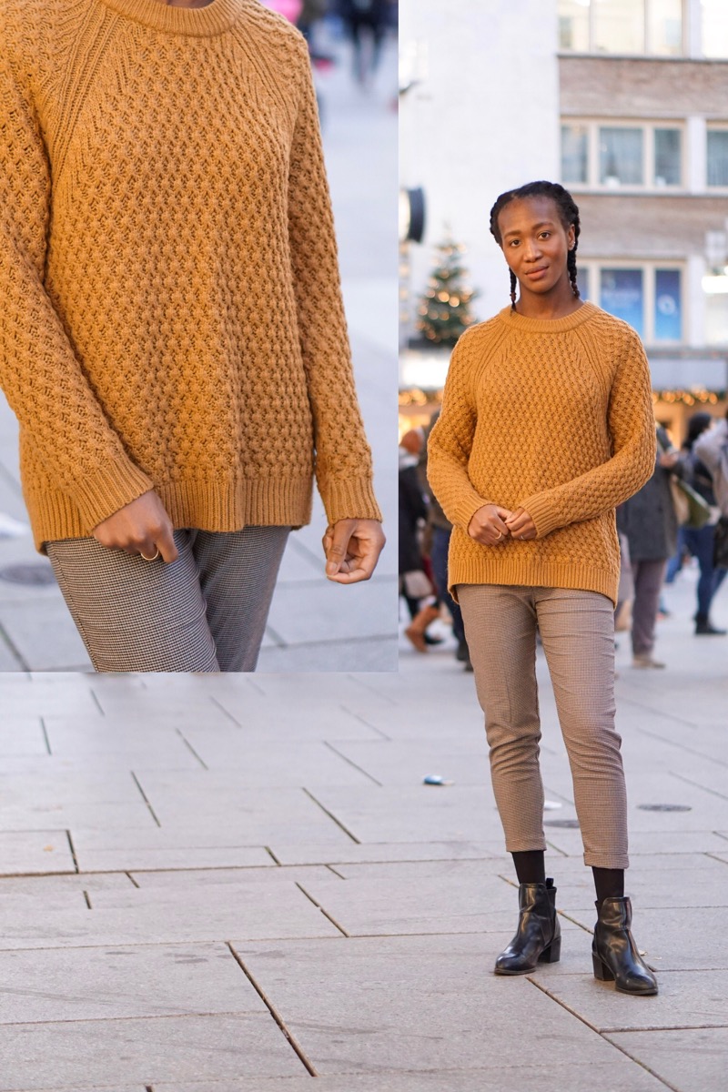 Jey in mustard jumper